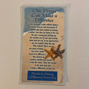 Starfish Charm Gift “Making a Difference”